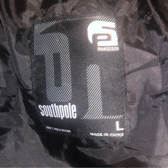 South Pole mens winter snow puffer coat size large - Picture 6 of 6